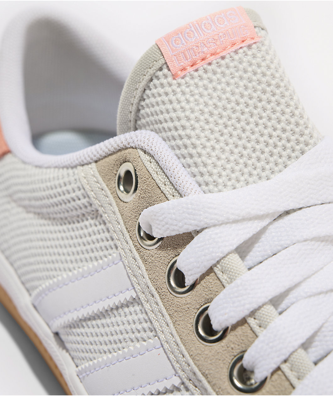 adidas Lucas Premiere White & Crystal Skate Shoes