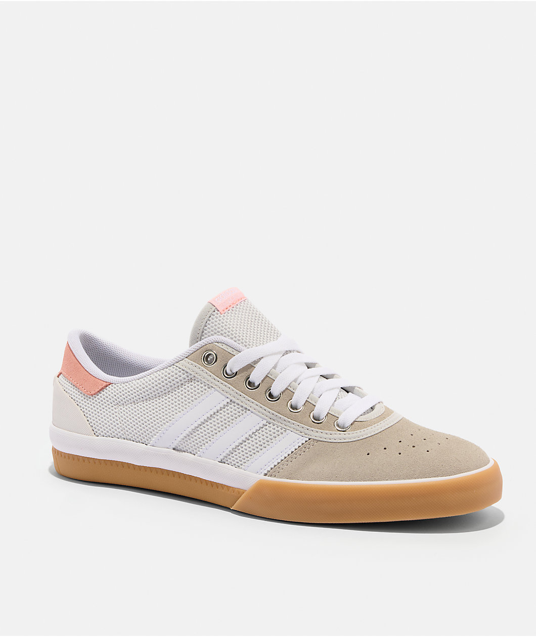 adidas Lucas Premiere White & Crystal Skate Shoes