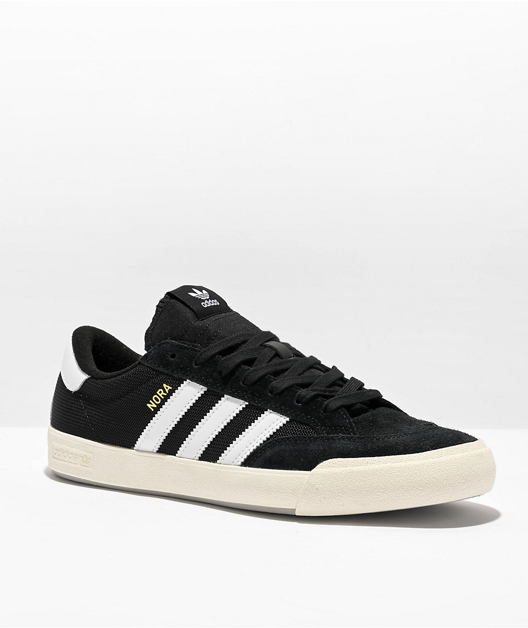adidas Nora Black & White Skate Shoes