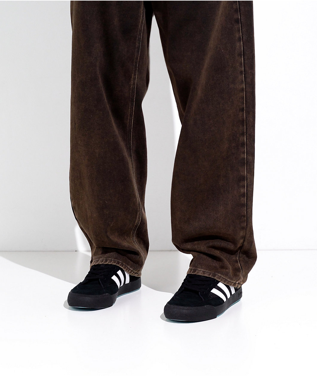 adidas Nora Core Black, Cloud White & Gold Metallic Skate Shoes