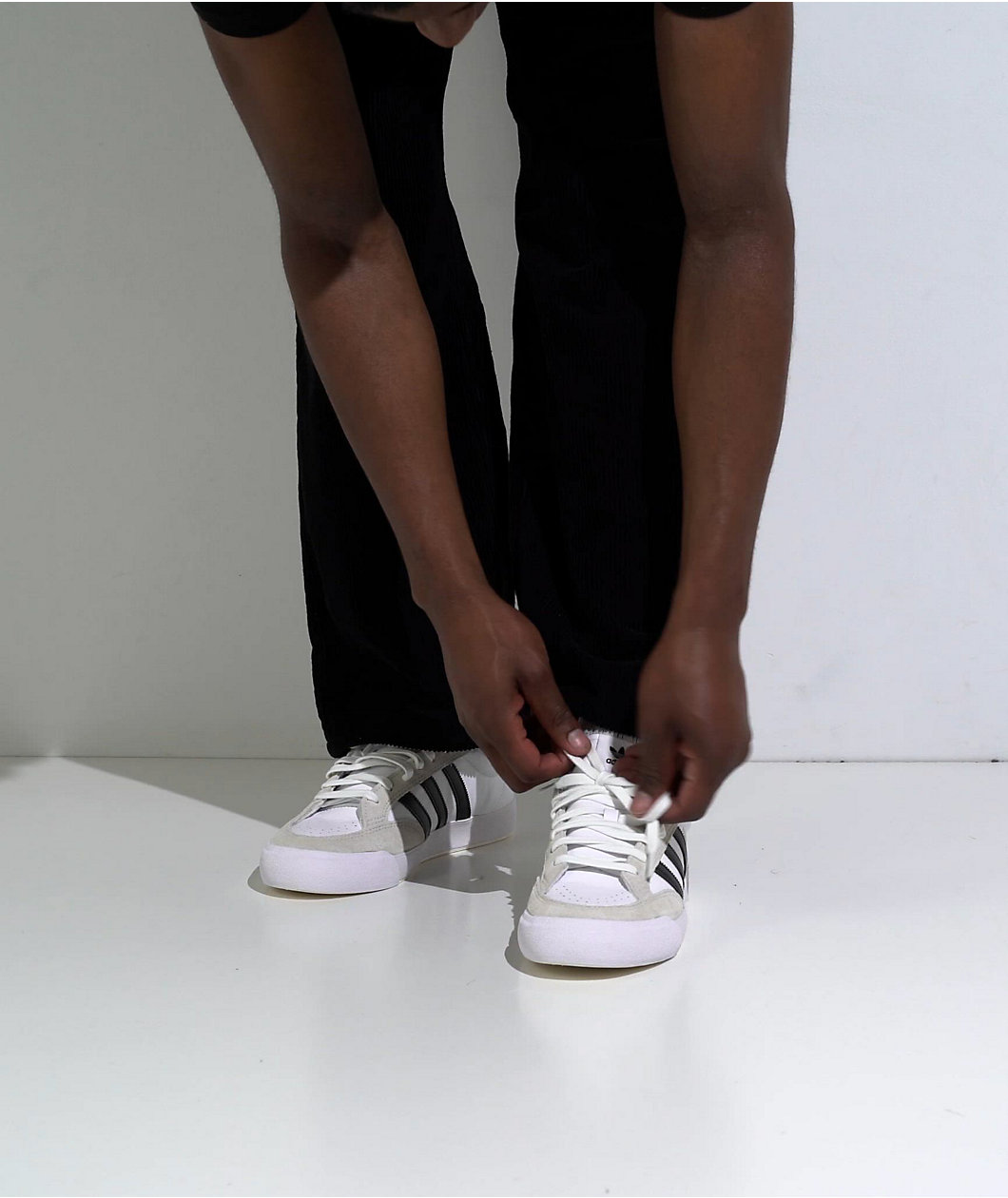 adidas Nora Crystal White & Core Black Skate Shoes
