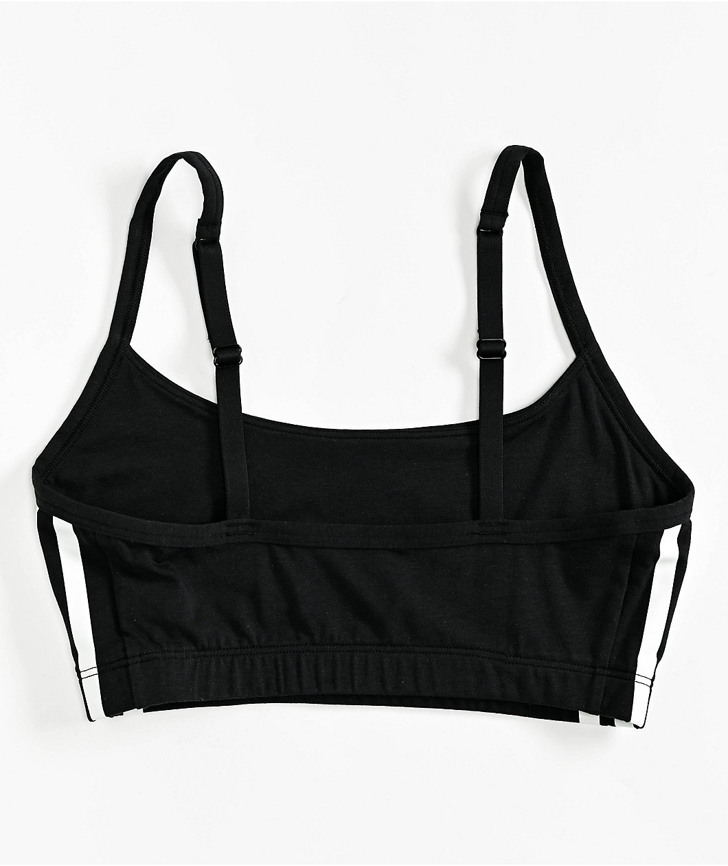 adidas Originals 3 Stripe Black Bralette