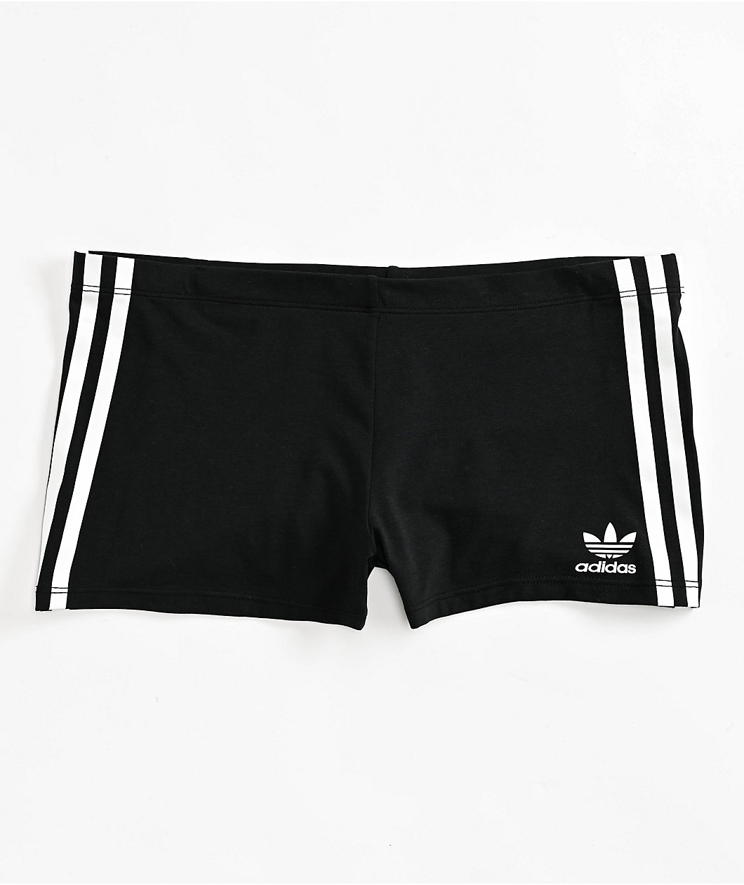 adidas Originals 3 Stripe Black Lounge Shorts