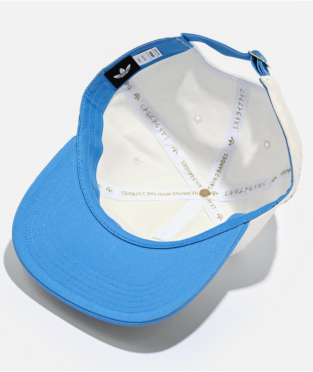 adidas Originals Argentina 2 Tone Off-White & Blue Strapback Hat