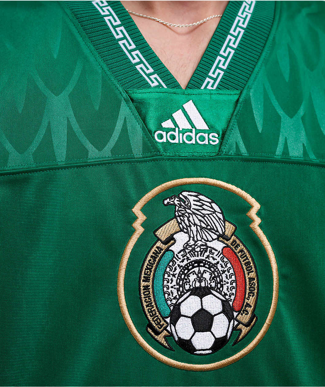 adidas Originals Bringback Remixed Mexico Green Soccer Jersey