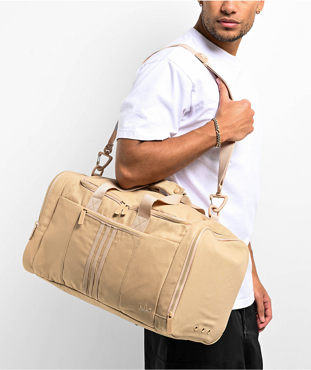 adidas Originals Canvas Magic Beige Duffle Bag