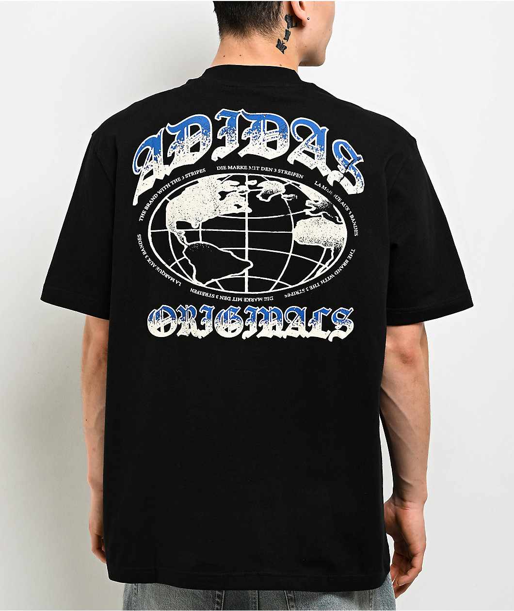 adidas Originals GFX Black Boxy T-Shirt