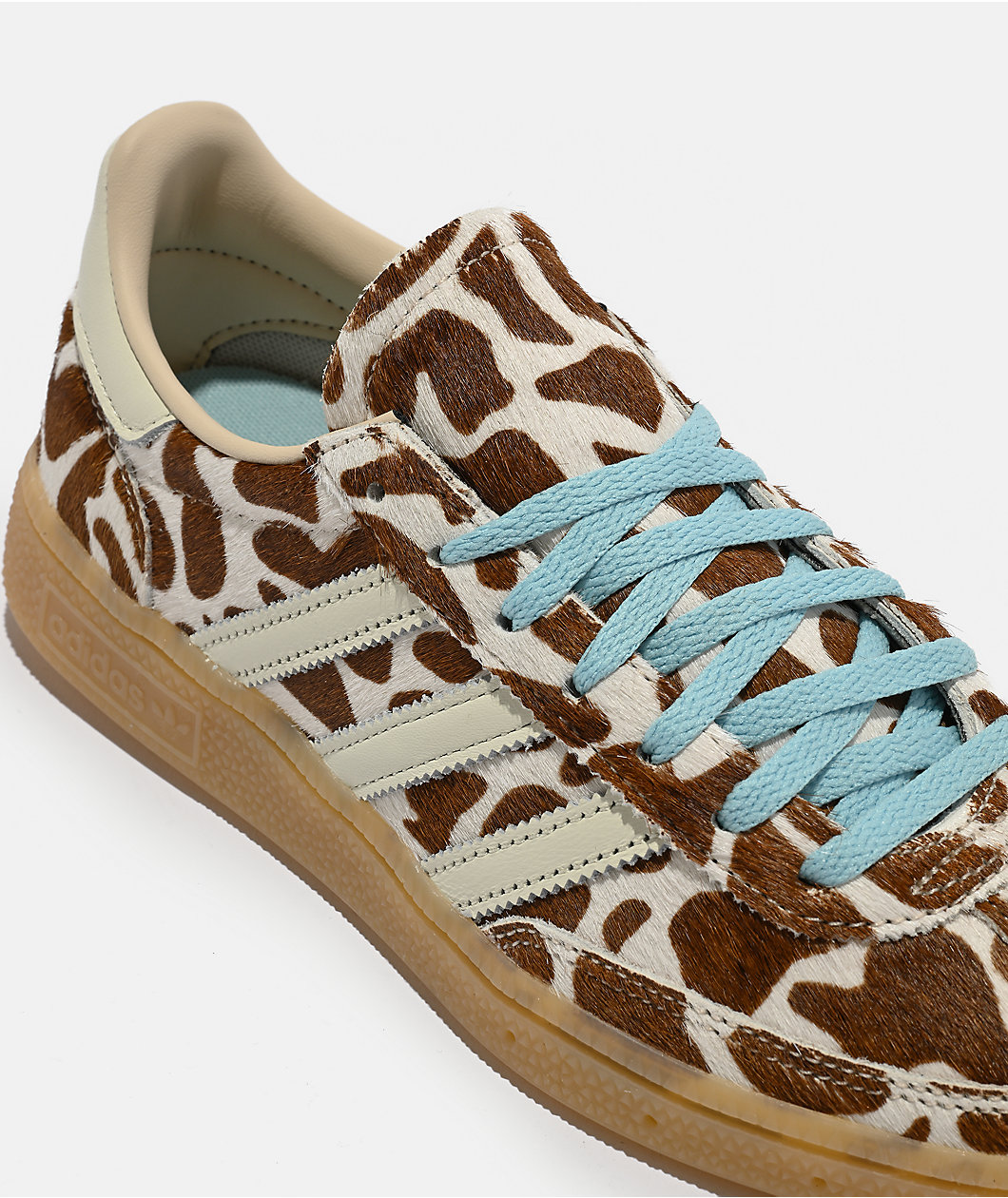 adidas Originals Handball Spezial Cow Print Brown, White & Blue Shoes