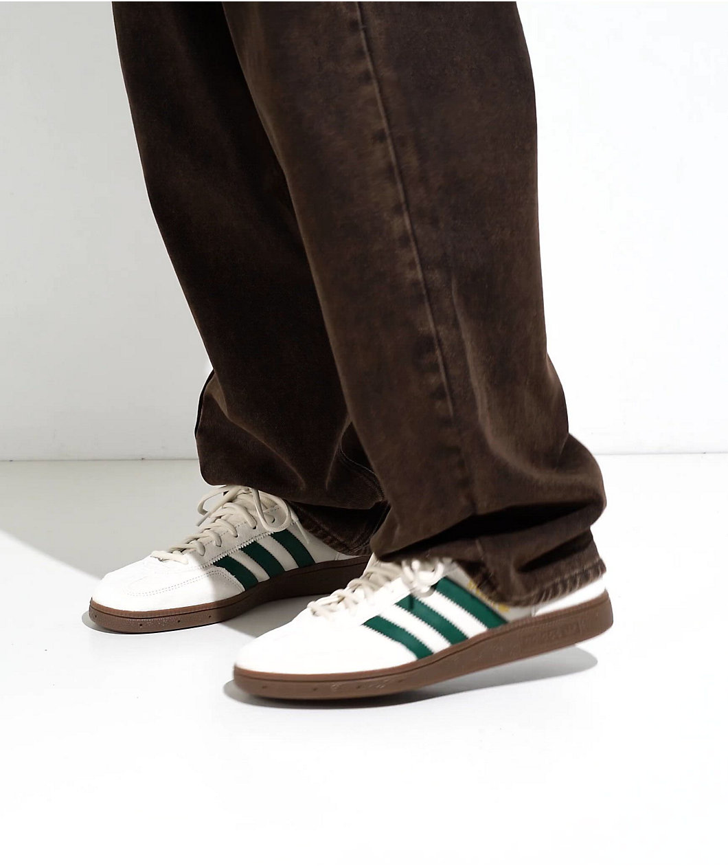 adidas Originals Handball Spezial Off White, Collegiate Green & Gum Shoes