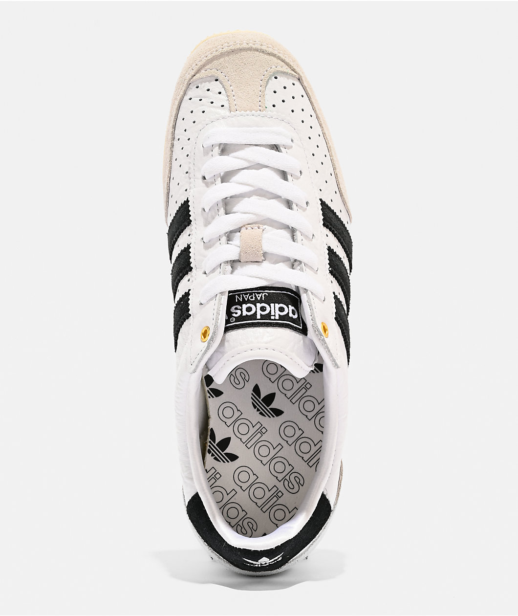 adidas Originals Japan Cloud White, Core Black & Gold Metallic Shoes