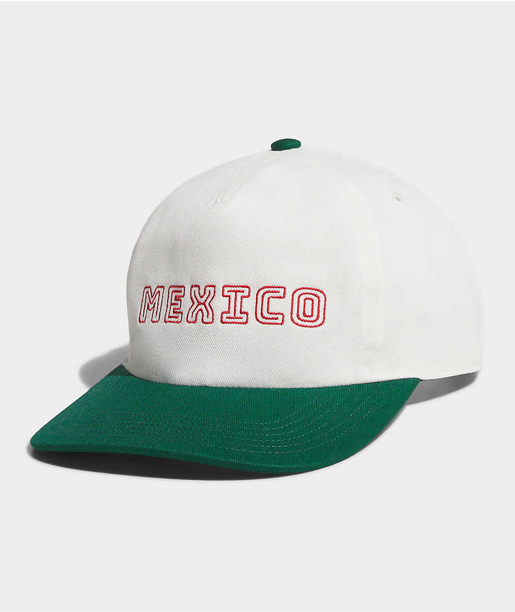 adidas Originals Mexico 2 Tone Off-White & Green Strapback Hat