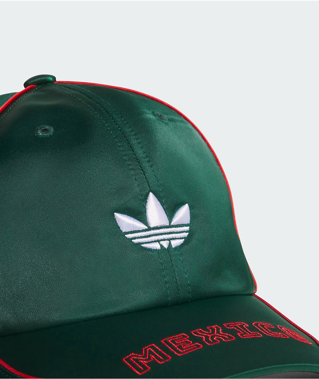 adidas Originals Mexico Green Satin Strapback Hat