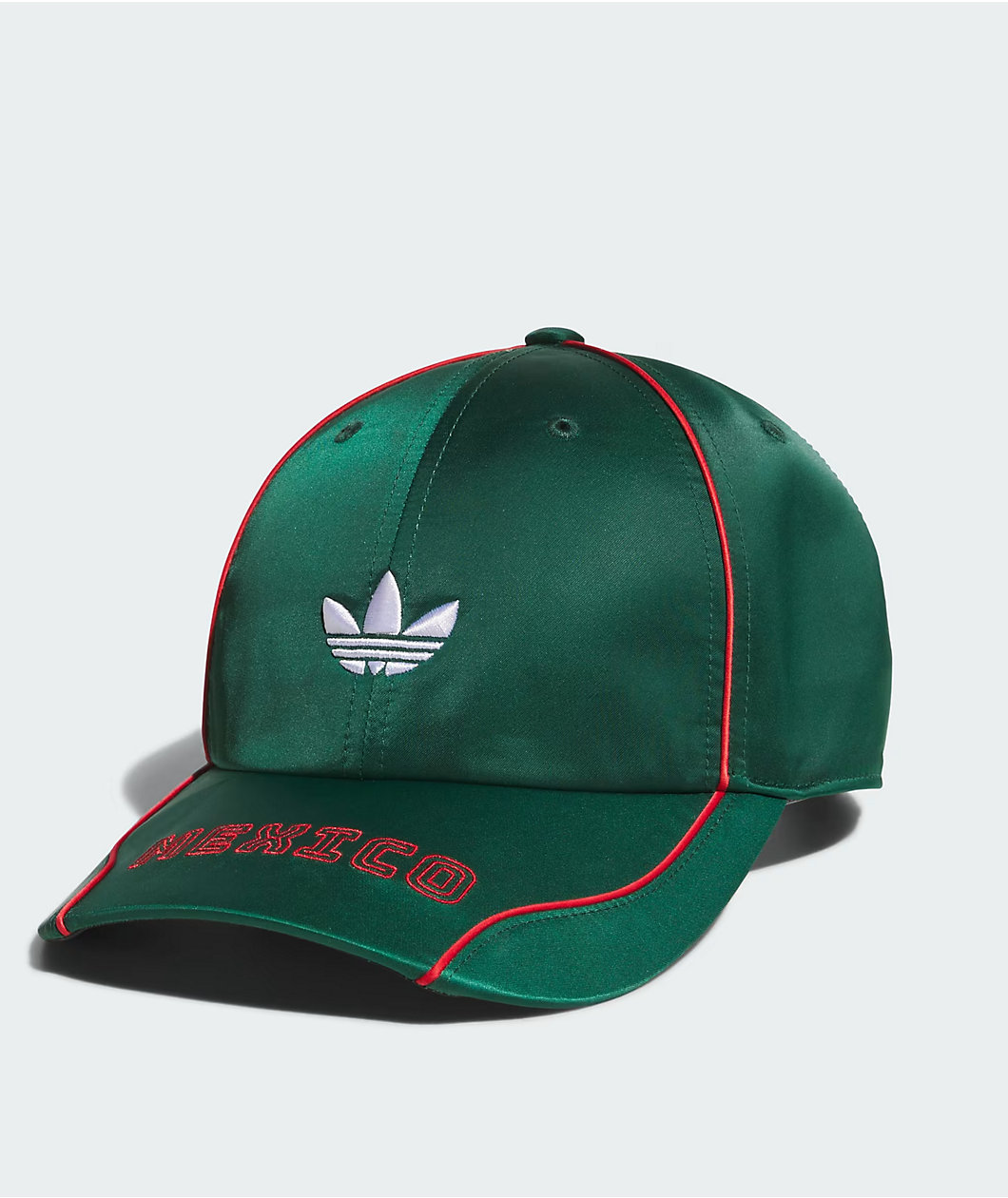adidas Originals Mexico Green Satin Strapback Hat