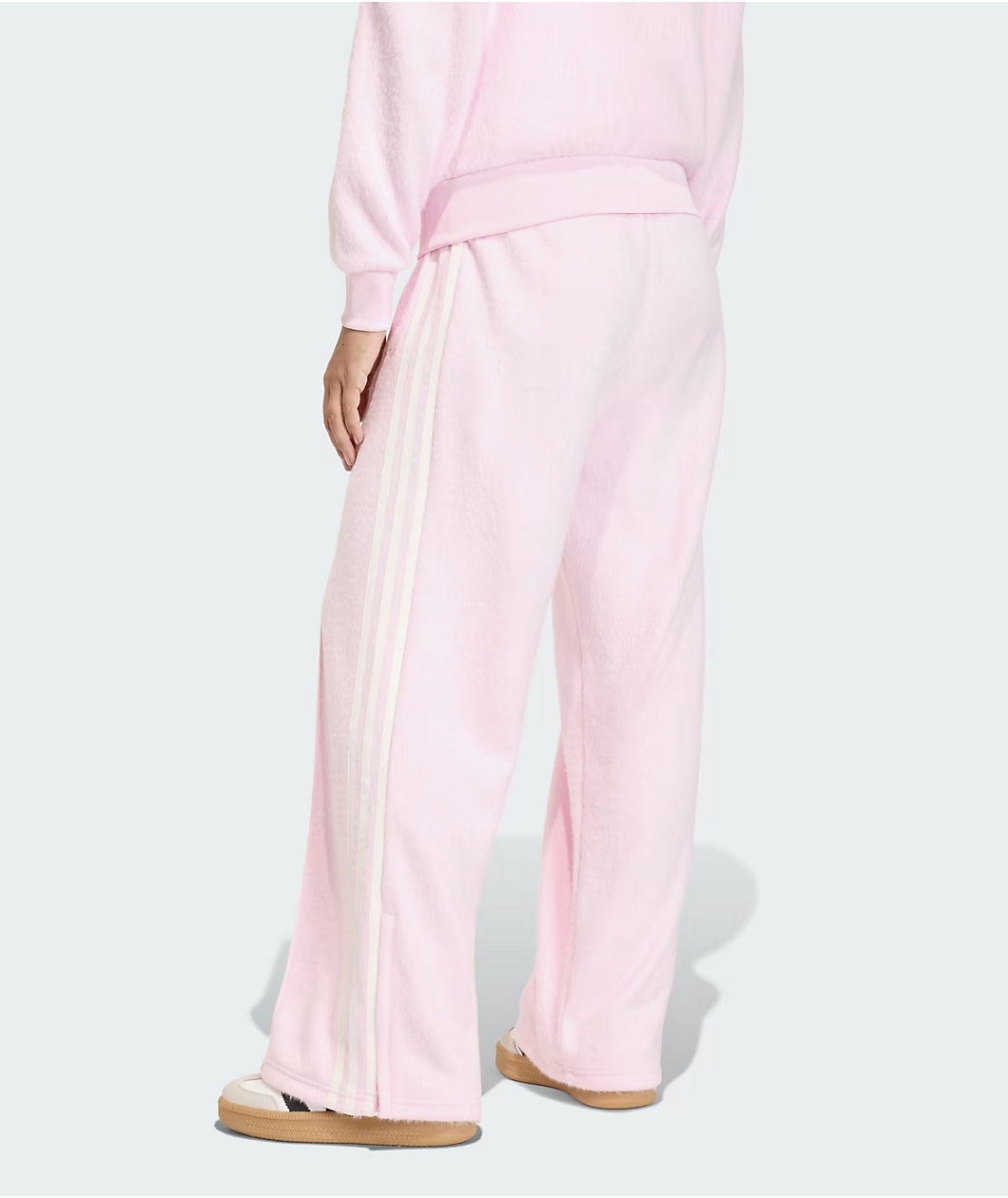 adidas Originals Mohair Firebird Clear Pink Loose Fit Track Pants