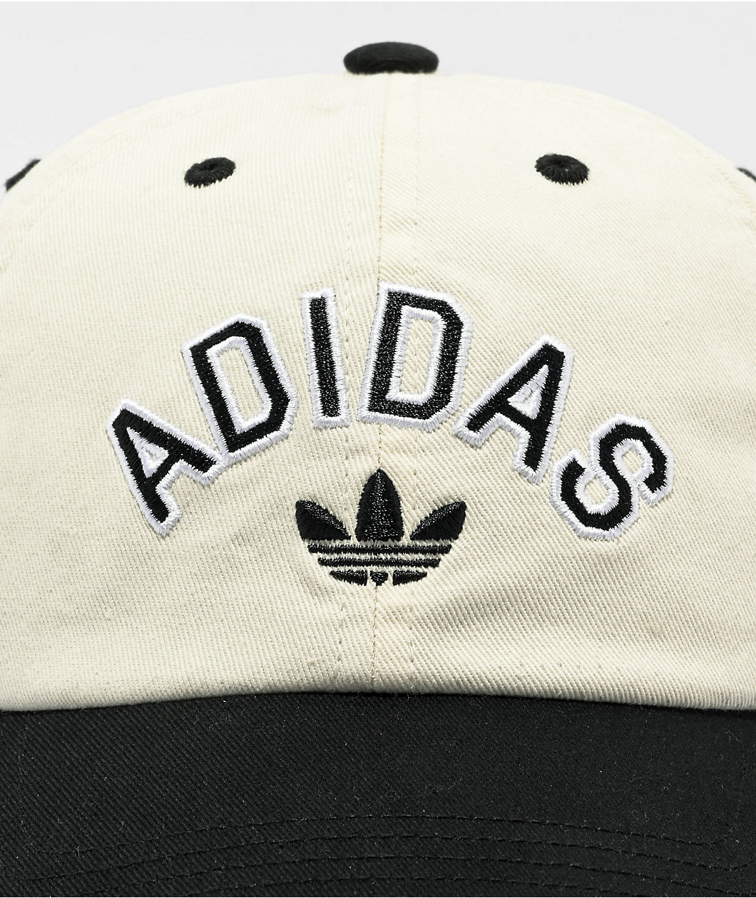 adidas Originals Relaxed New Prep Black & White Strapback Hat