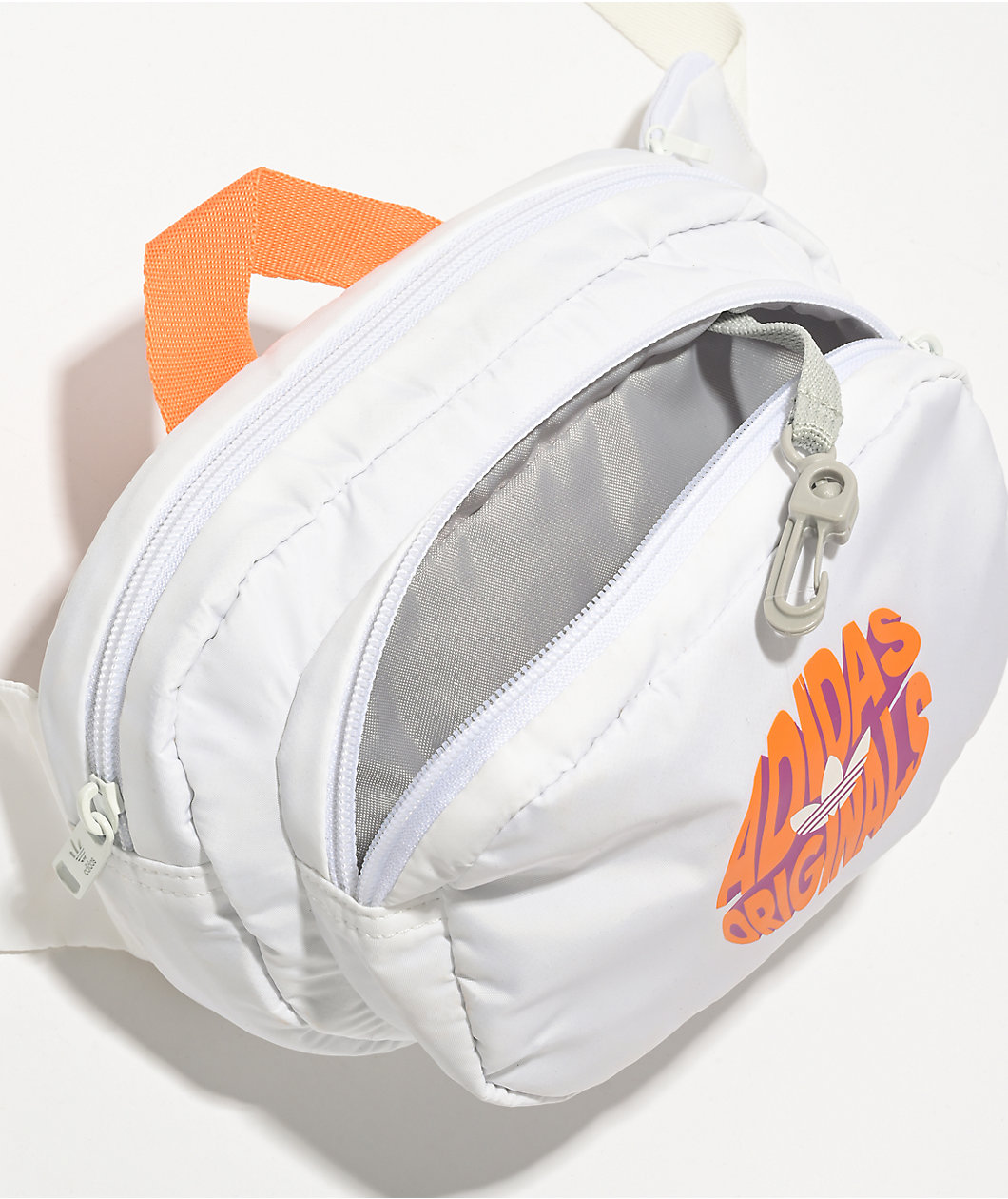 adidas Originals Sport 2.0 White & Orange Fanny Pack