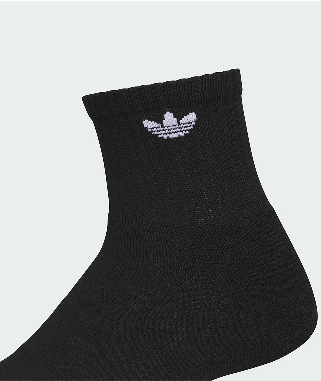 adidas Originals Trefoil Black 6 Pack Ankle Socks