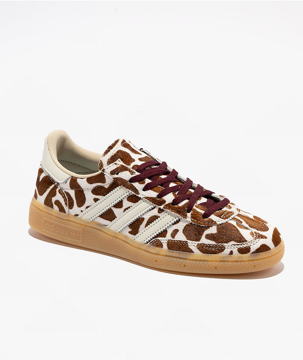 adidas Originals Women's Handball Spezial Cow Print Brown, White & Blue Shoes