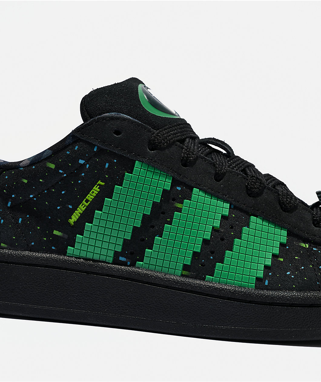 adidas Originals x Minecraft Kids Campus 00s Black & Green Skate Shoes