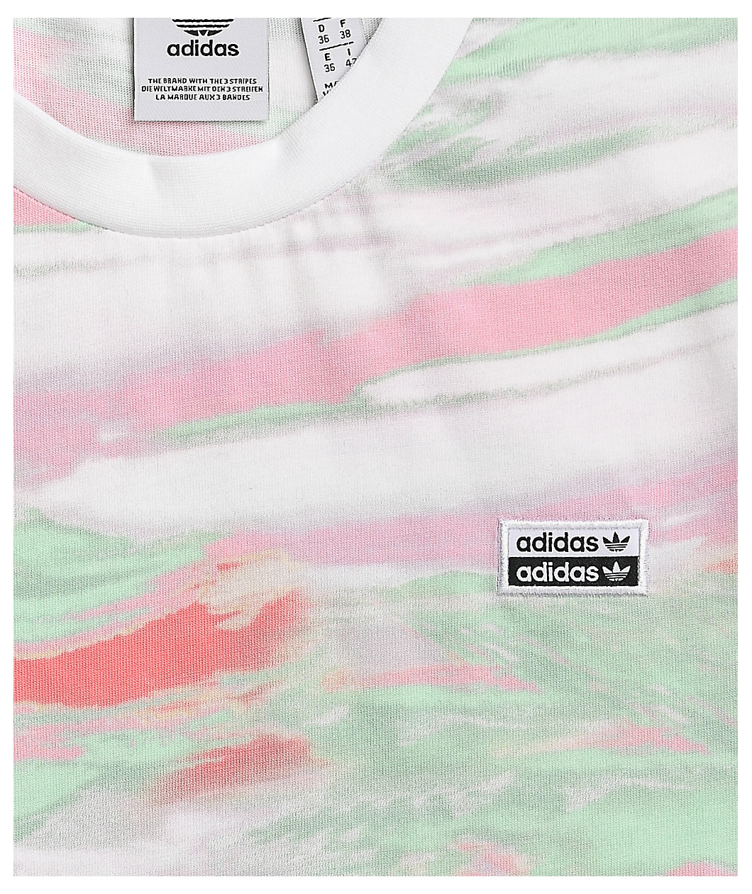 adidas R.Y.V. Marble Multi & White T-Shirt