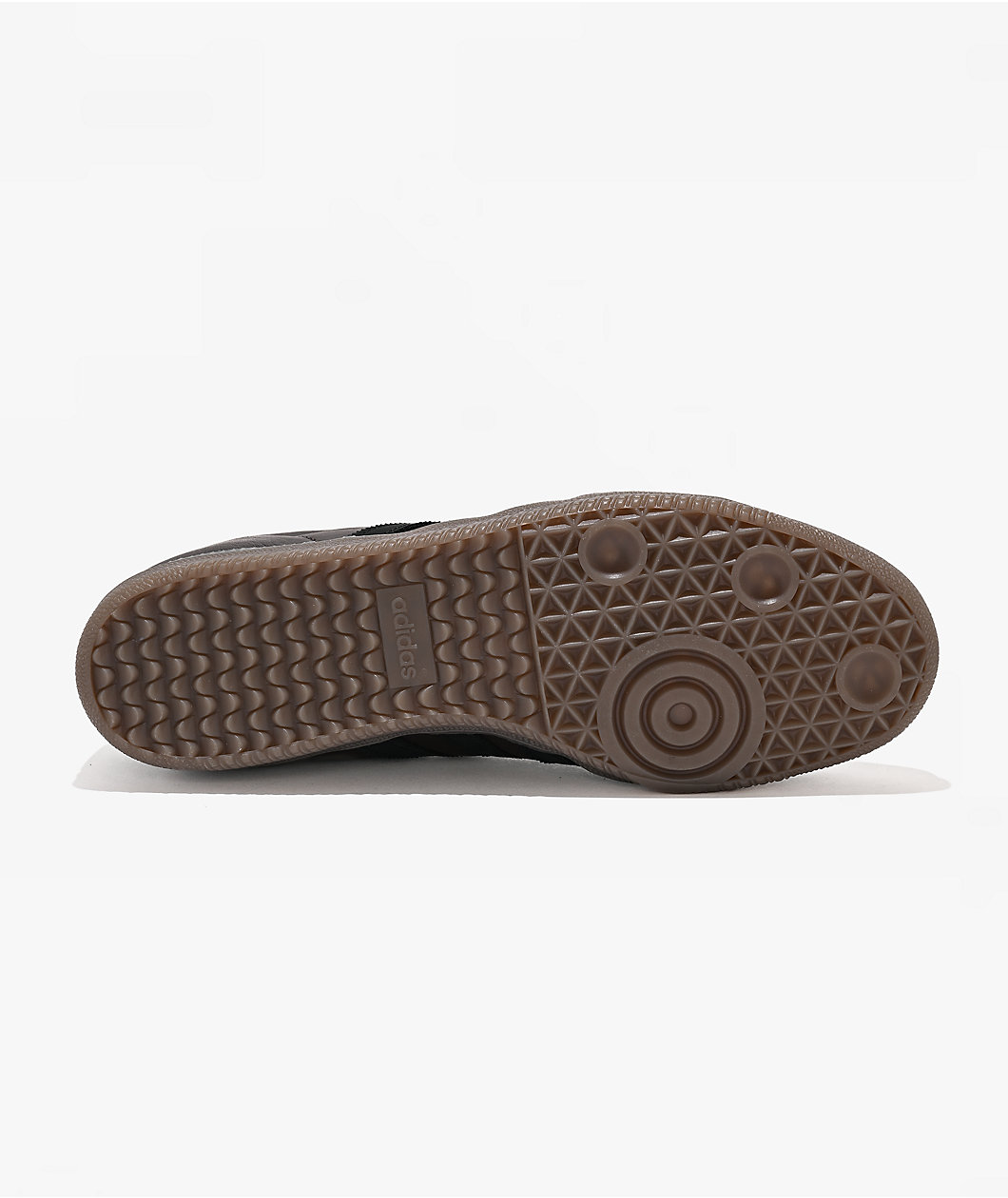 adidas Samba ADV Dark Brown, Black & Gum Skate Shoes