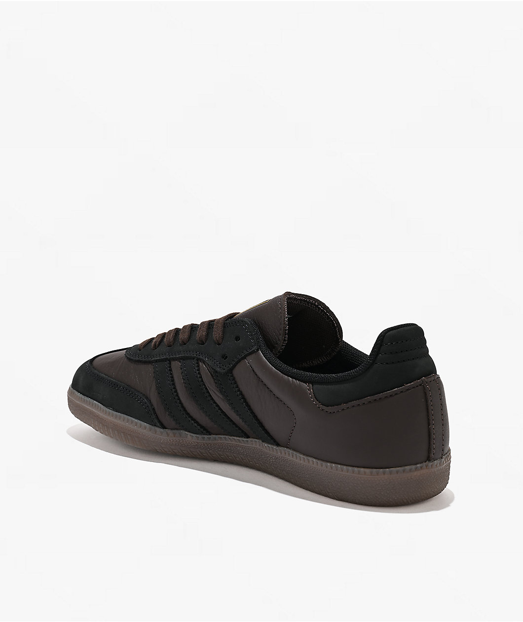 adidas Samba ADV Dark Brown, Black & Gum Skate Shoes