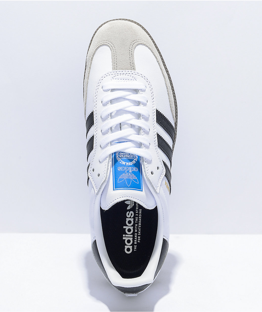 adidas Samba ADV White, Black & Gum Shoes