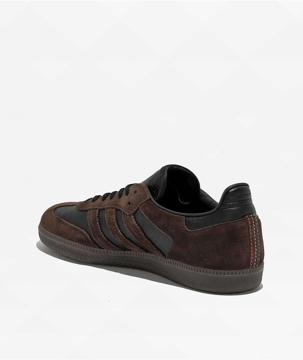 adidas Samba ADV x Kader Core Black, Brown & Gum Skate Shoes