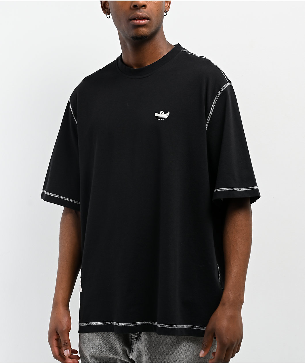 adidas Shmoofoil Heavyweight Black T-Shirt