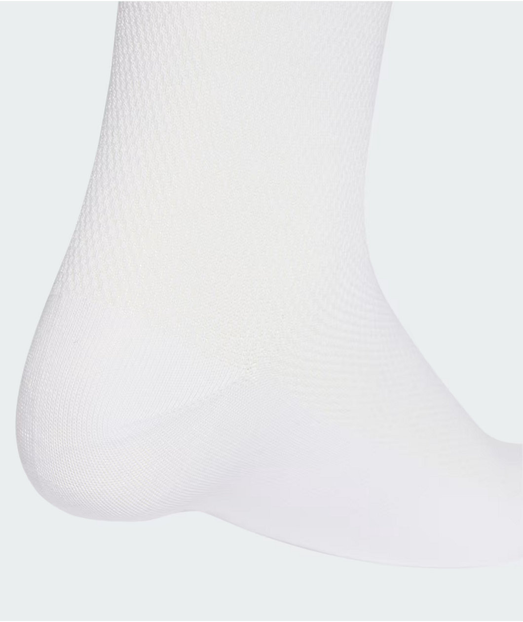 adidas Sparkly Trefoil White Crew Socks