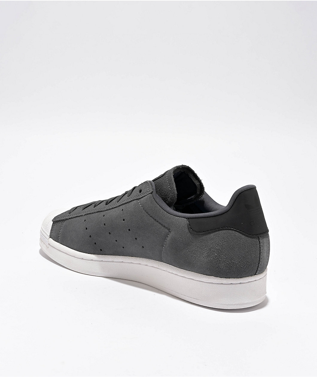 adidas Superstar ADV Charcoal & White Skate Shoes