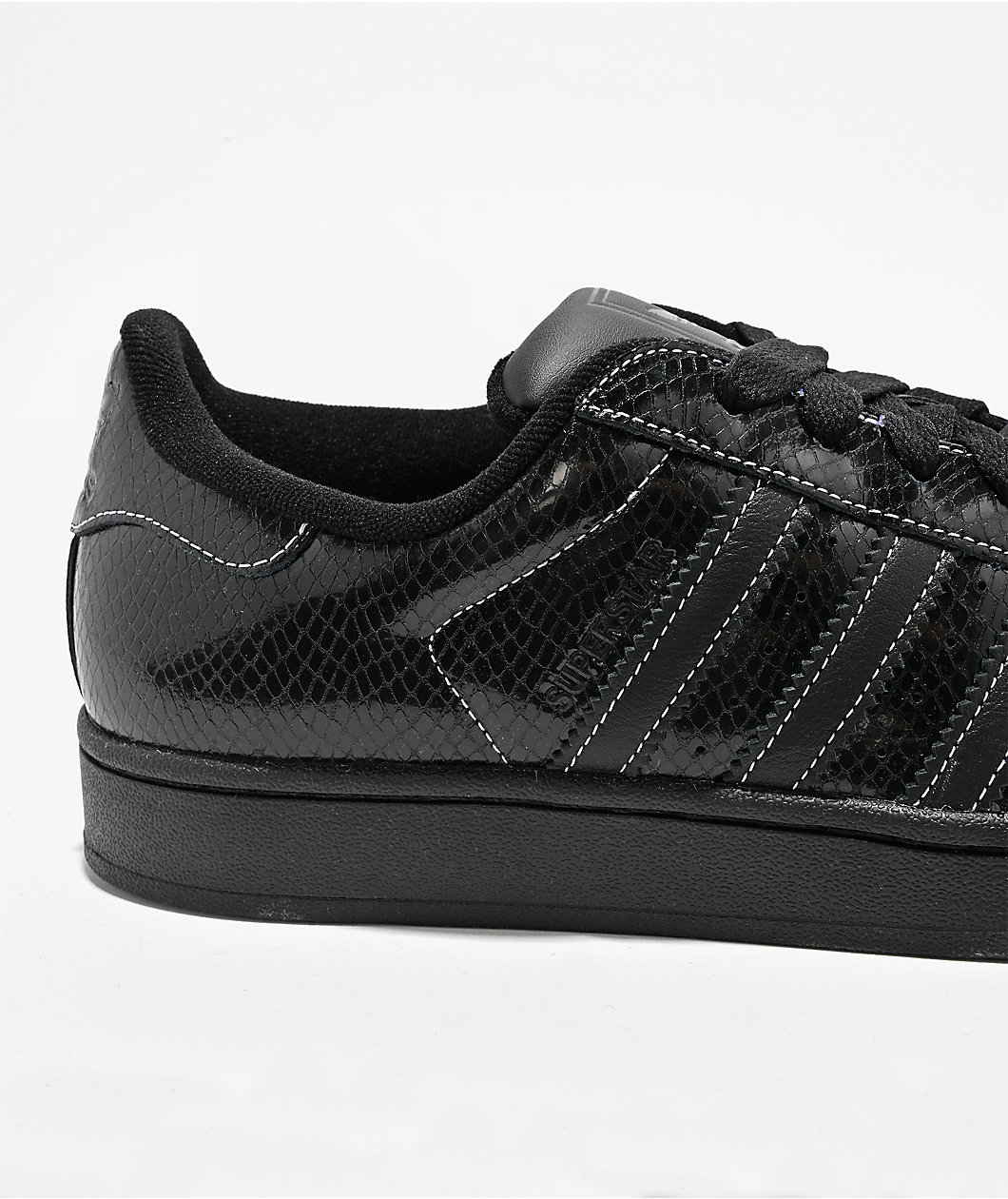 adidas Superstar II Snake Print Core Black & Cloud White Shoes