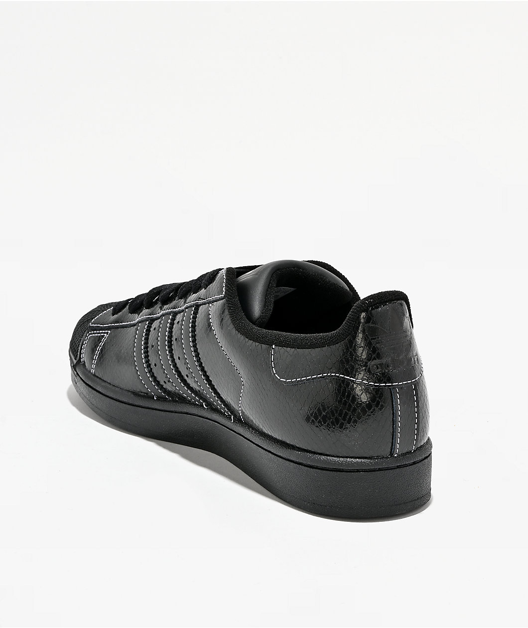 adidas Superstar II Snake Print Core Black & Cloud White Shoes
