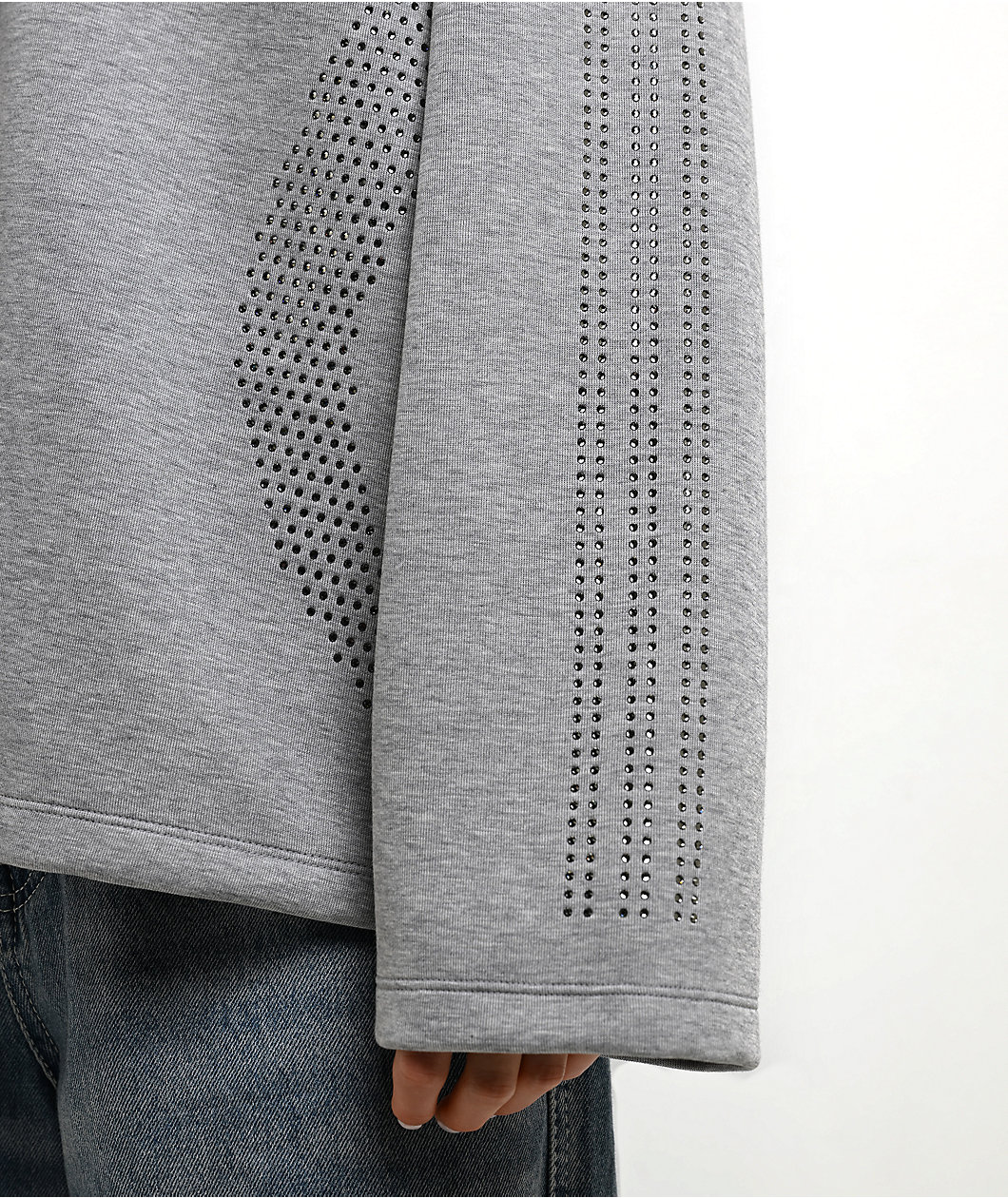 adidas Teamgeist Rhinestone Grey Hoodie