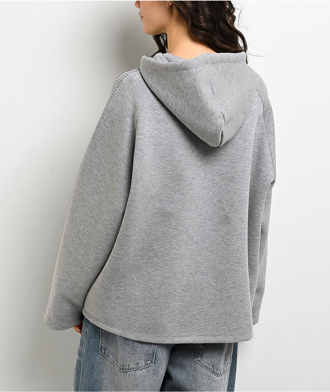 adidas Teamgeist Rhinestone Grey Hoodie