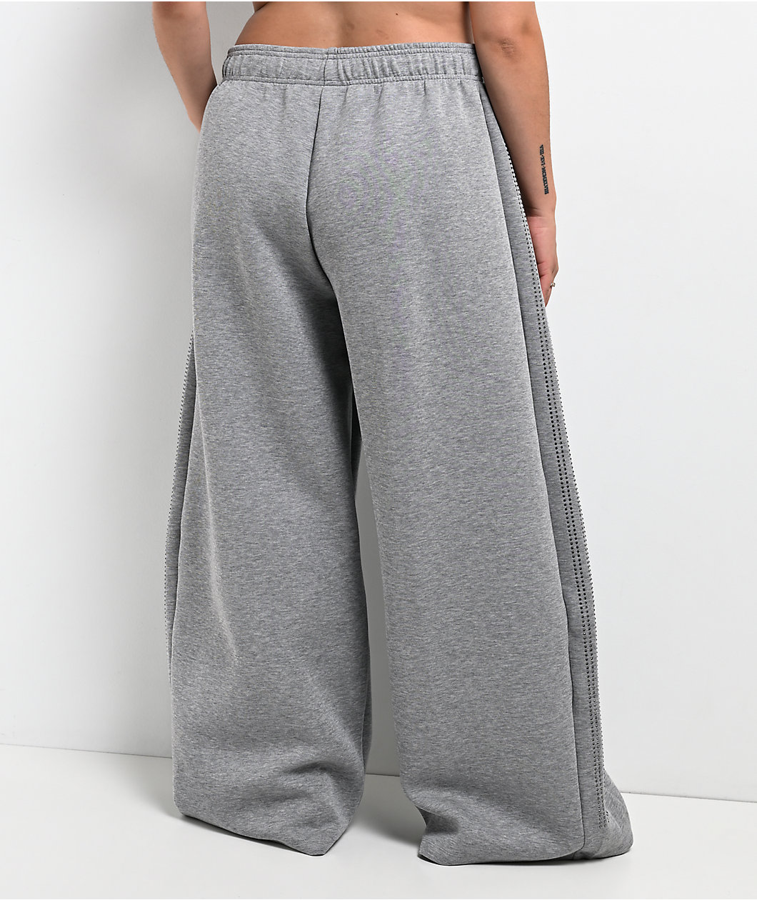 adidas Teamgeist Rhinestone Heather Grey Track Pants