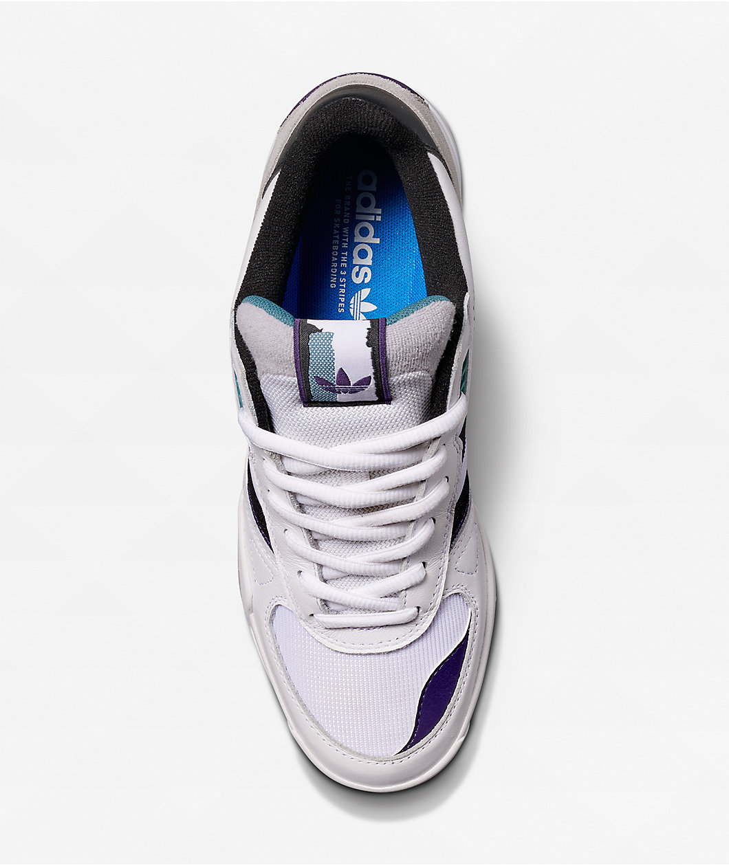 adidas Tekkira Cup White & Grey Skate Shoes