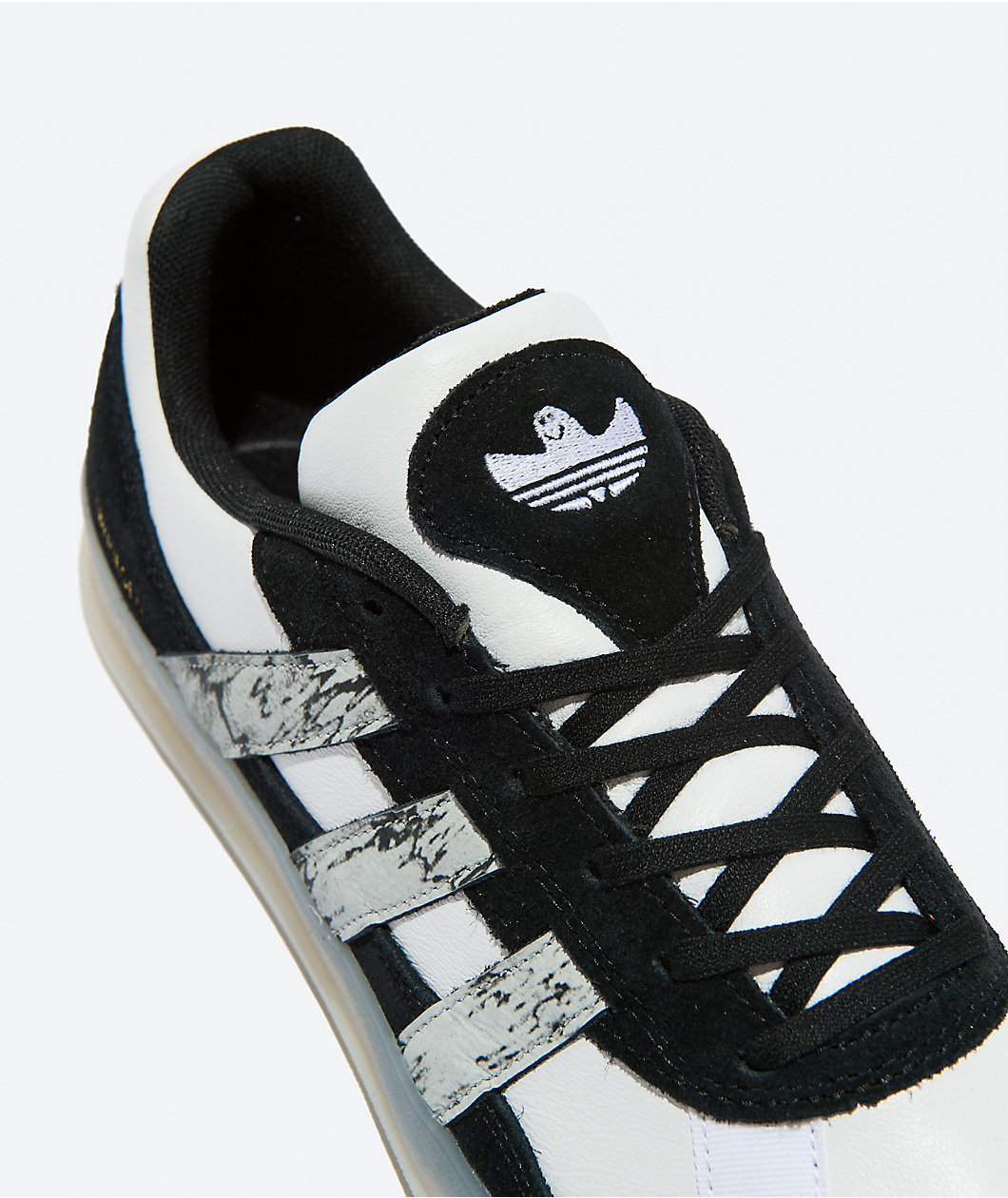 adidas Tonneson Aloha Super Black & White Skate Shoes