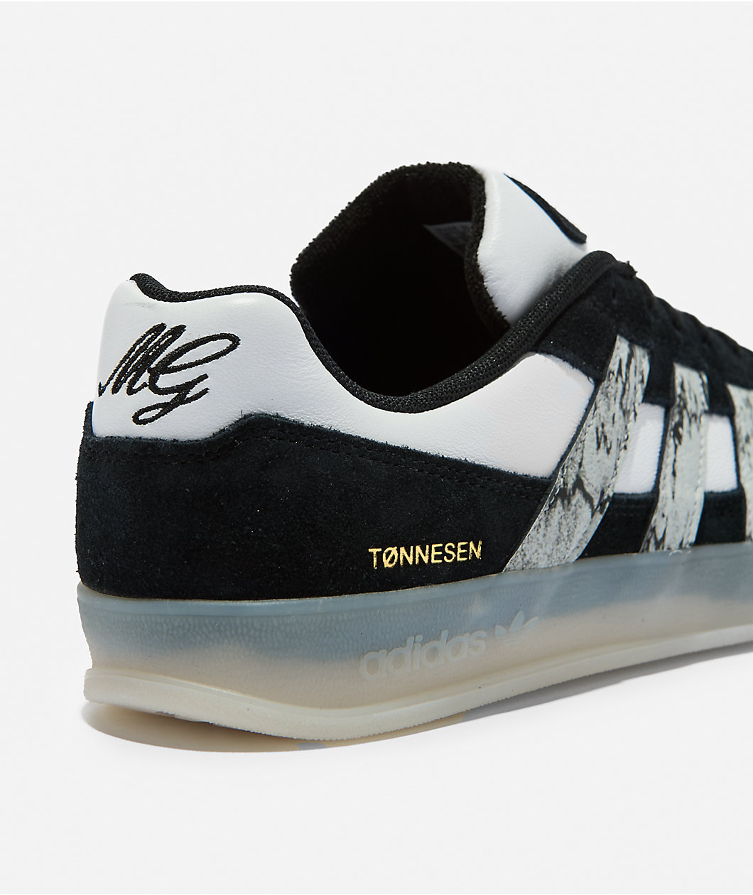 adidas Tonneson Aloha Super Black & White Skate Shoes