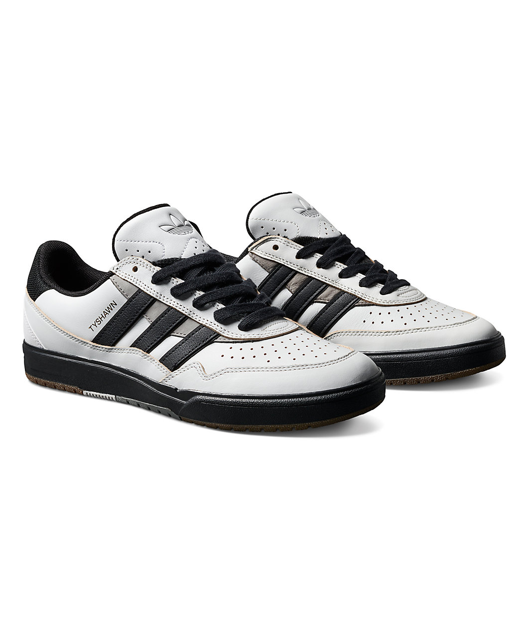 adidas Tyshawn II Crystal White & Core Black Skate Shoes