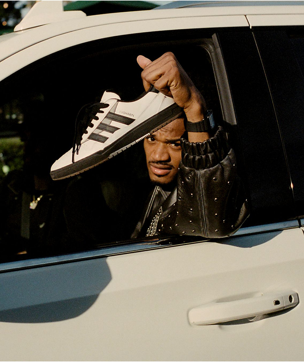 Adidas Tyshawn II Crystal White & Core Black Skate Shoes