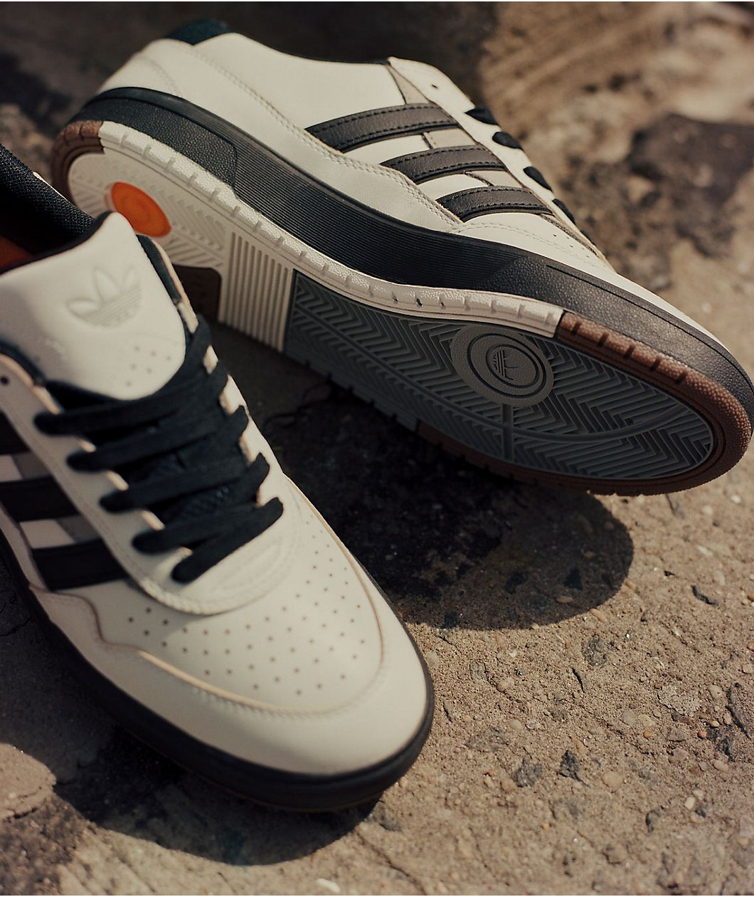 Adidas Tyshawn II Crystal White & Core Black Skate Shoes