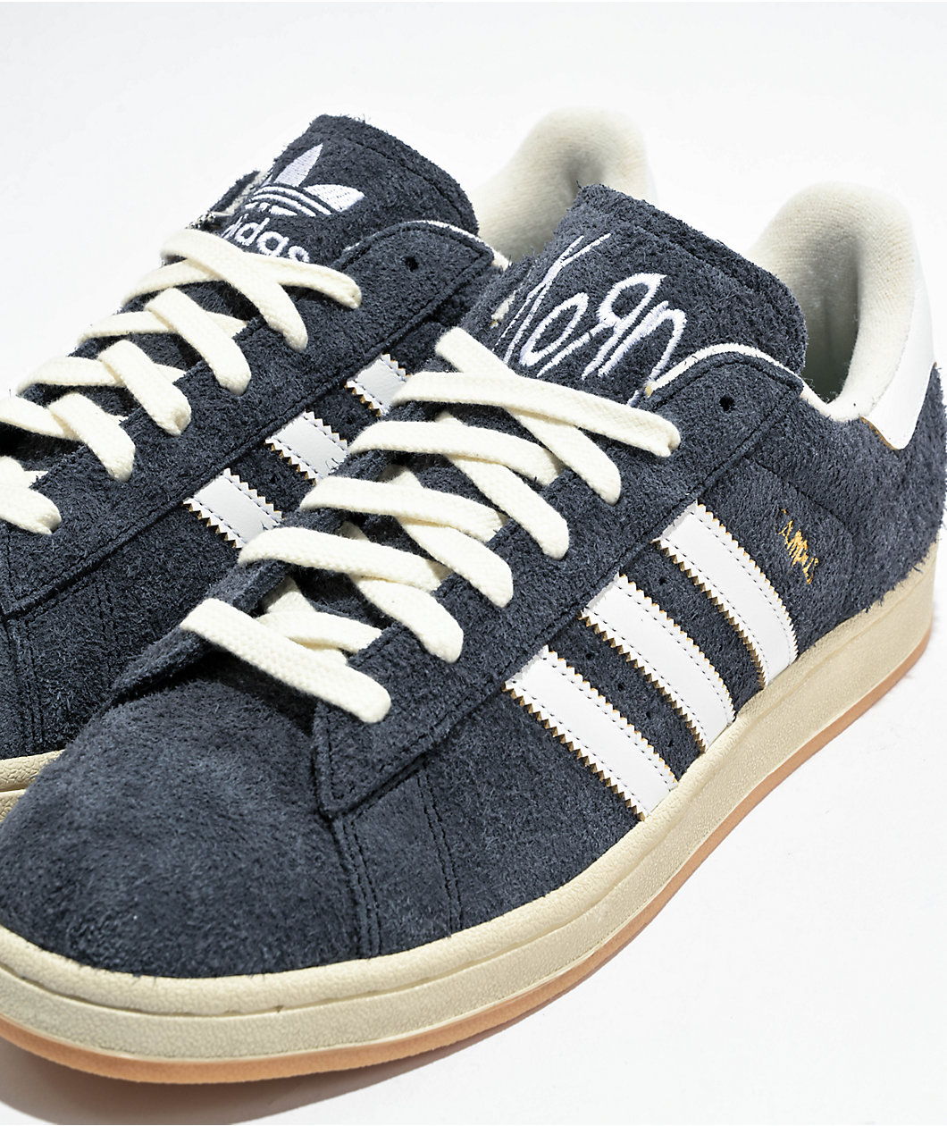 adidas x KoRn Campus 2 Carbon & White Shoes