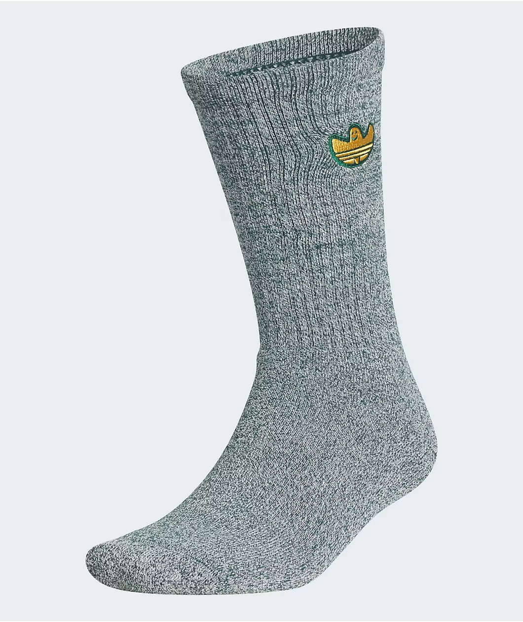 adidas x Mark Gonzales Artwork Green & White Crew Socks