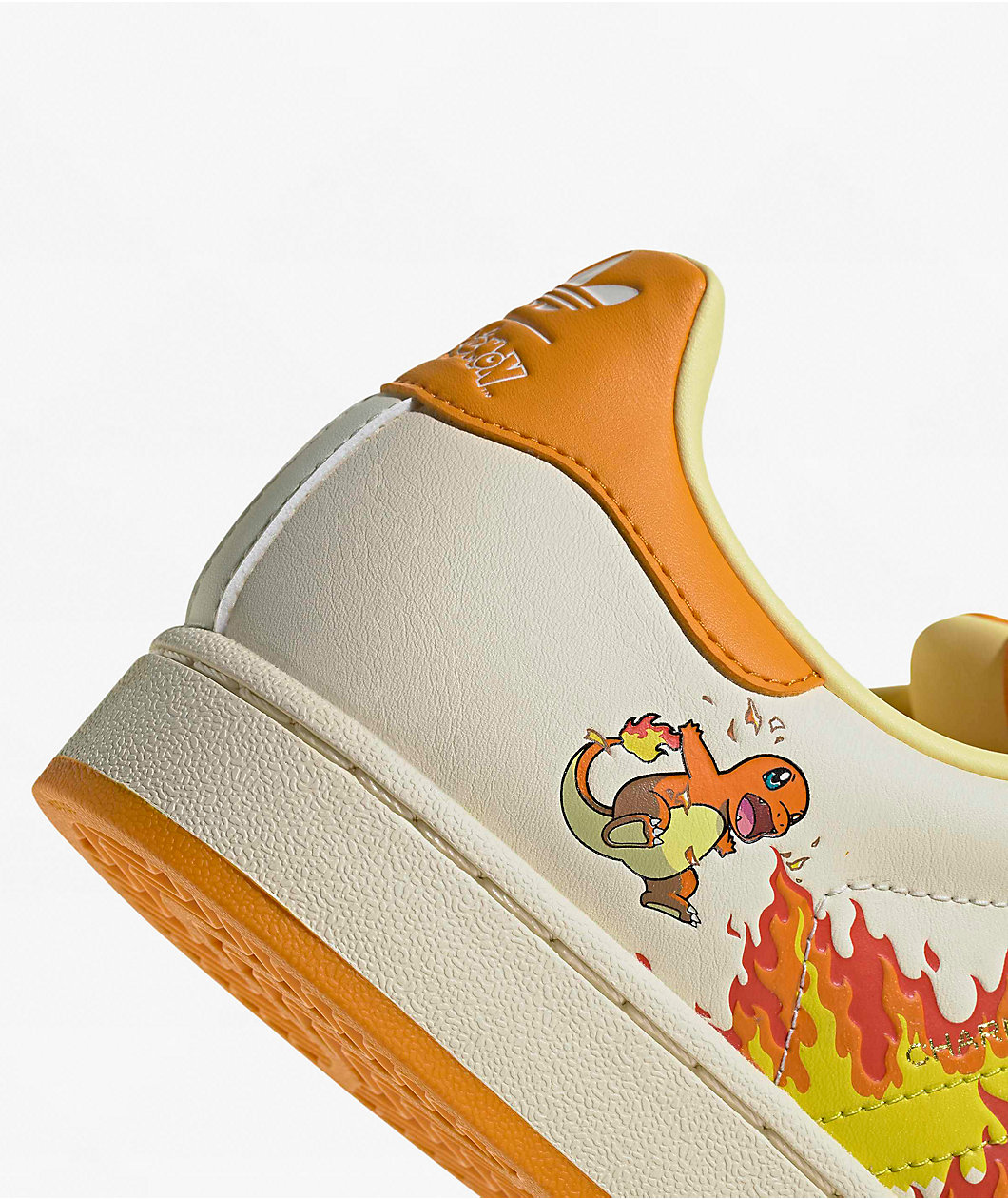 adidas x Pokémon Superstar II Charmander White & Orange Shoes
