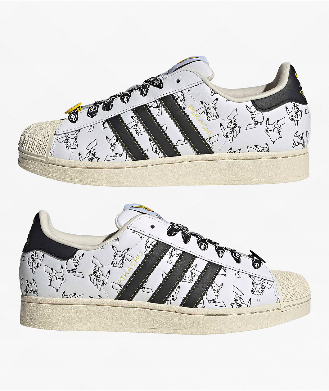 adidas x Pokémon Superstar II Pikachu Black & White Shoes