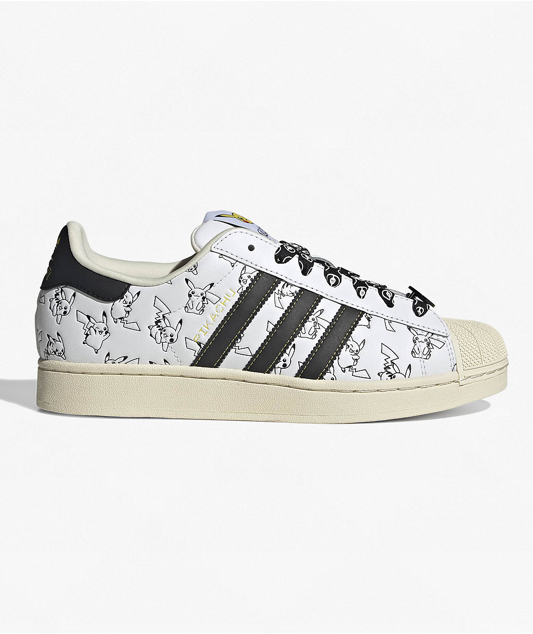 adidas x Pokémon Superstar II Pikachu Black & White Shoes