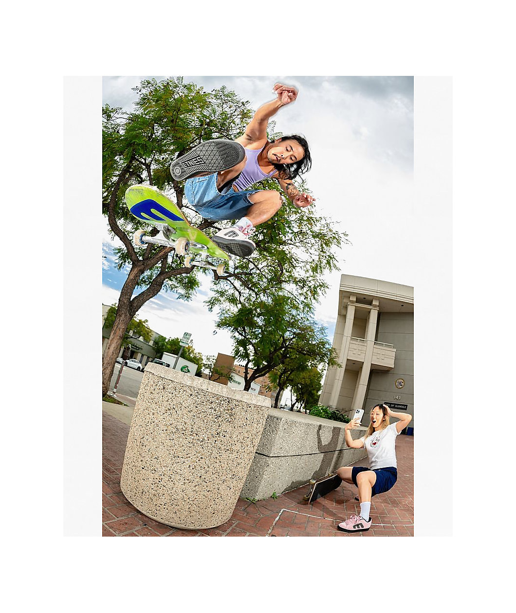 etnies Kingpin Pink & Black Skate Shoes