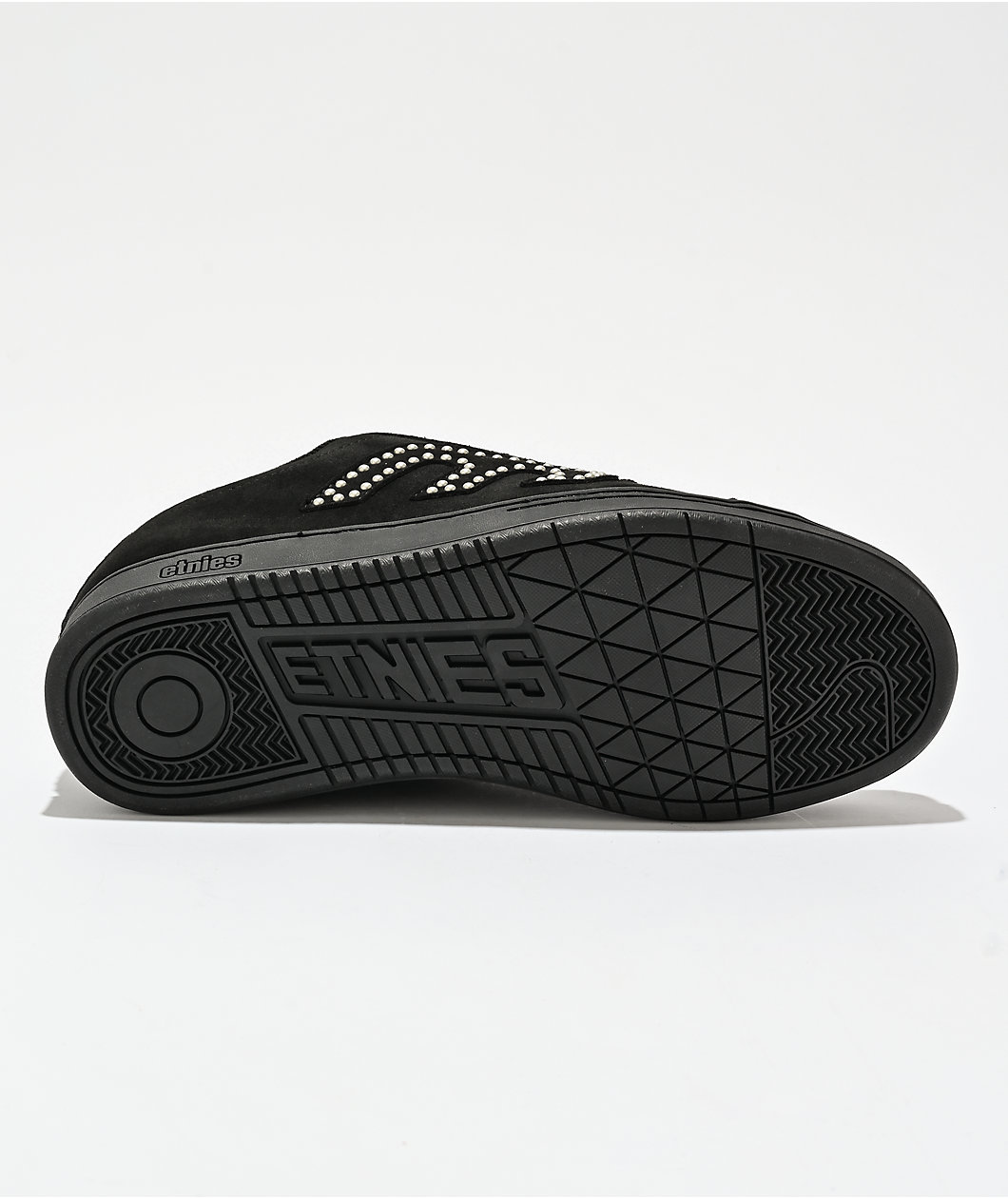 etnies Kingpin Studded Black Skate Shoes