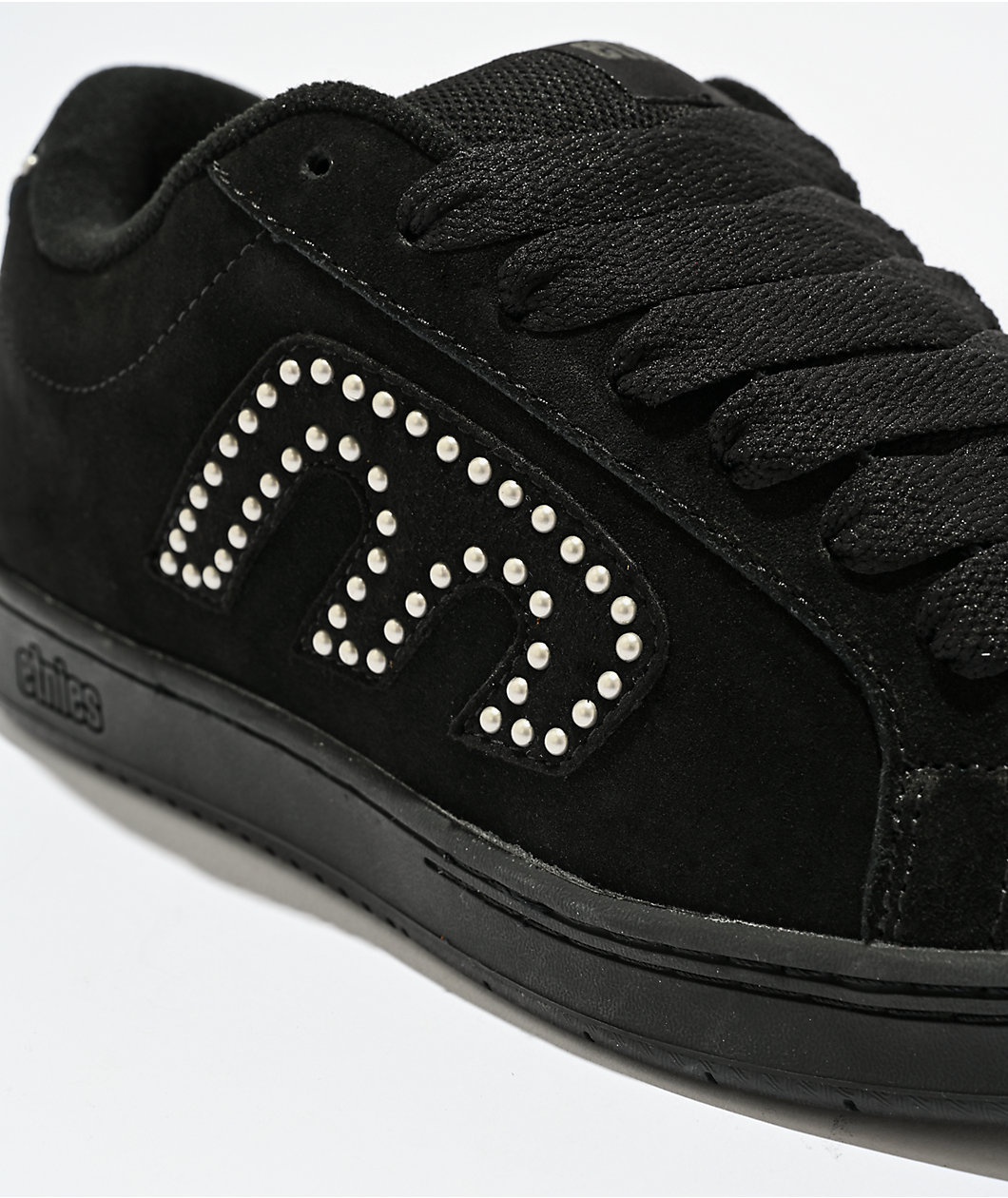 etnies Kingpin Studded Black Skate Shoes